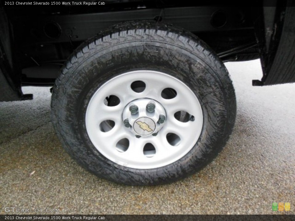 2013 Chevrolet Silverado 1500 Work Truck Regular Cab Wheel and Tire Photo #76582880