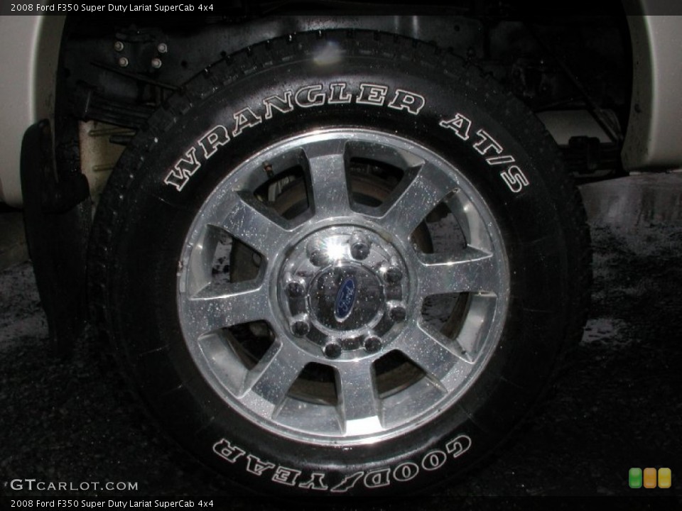 2008 Ford F350 Super Duty Lariat SuperCab 4x4 Wheel and Tire Photo #76582933