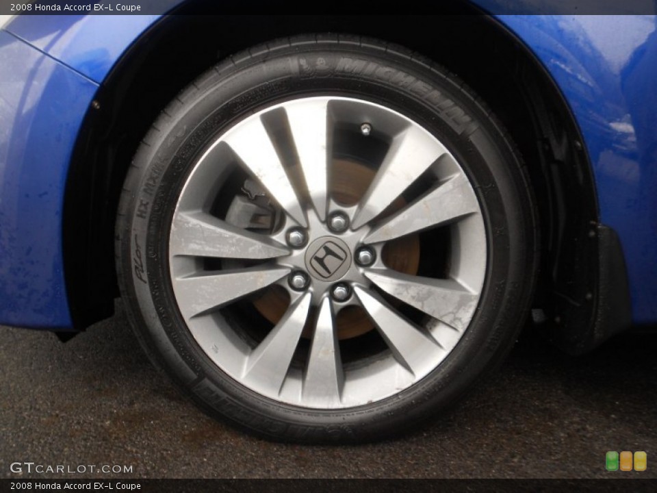 2008 Honda Accord EX-L Coupe Wheel and Tire Photo #76586110