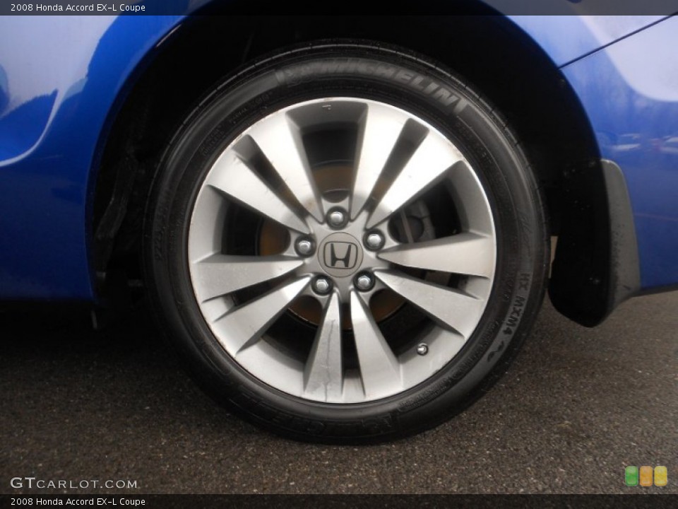 2008 Honda Accord EX-L Coupe Wheel and Tire Photo #76586122