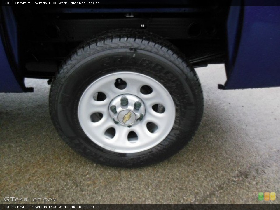 2013 Chevrolet Silverado 1500 Work Truck Regular Cab Wheel and Tire Photo #76586527