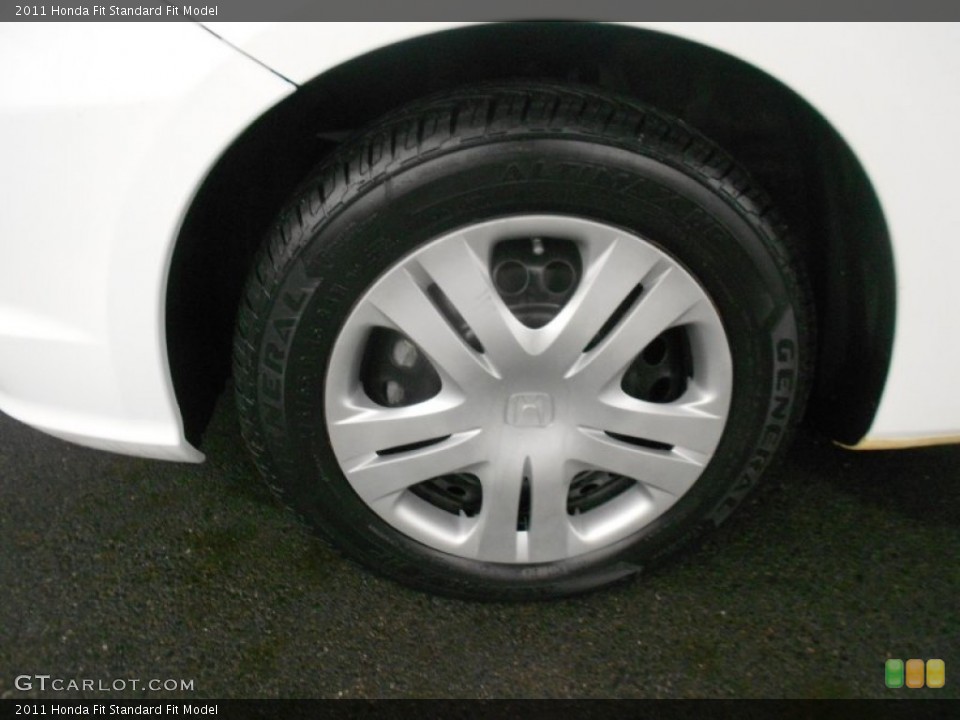 2011 Honda Fit  Wheel and Tire Photo #76589271
