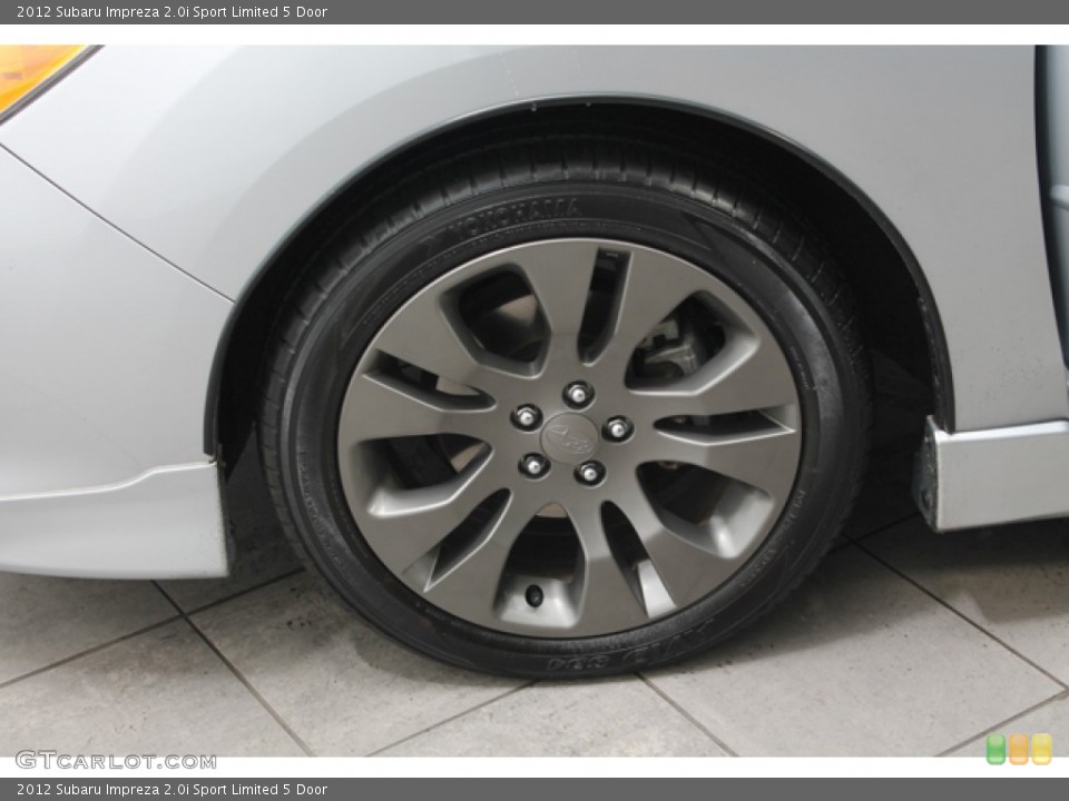 2012 Subaru Impreza 2.0i Sport Limited 5 Door Wheel and Tire Photo #76591936