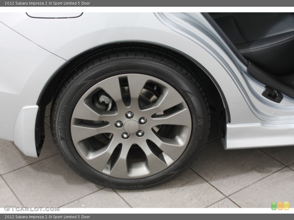 2012 Subaru Impreza 2.0i Sport Limited 5 Door Wheel and Tire Photo #76591968