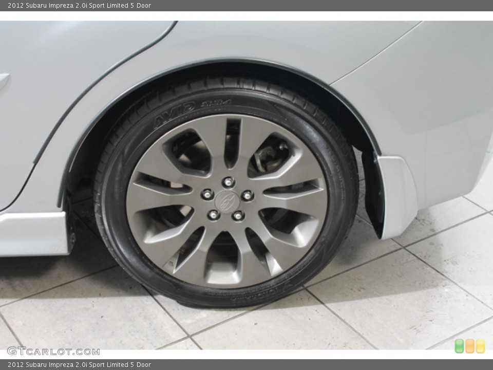 2012 Subaru Impreza 2.0i Sport Limited 5 Door Wheel and Tire Photo #76592003