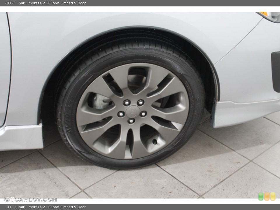 2012 Subaru Impreza 2.0i Sport Limited 5 Door Wheel and Tire Photo #76592035