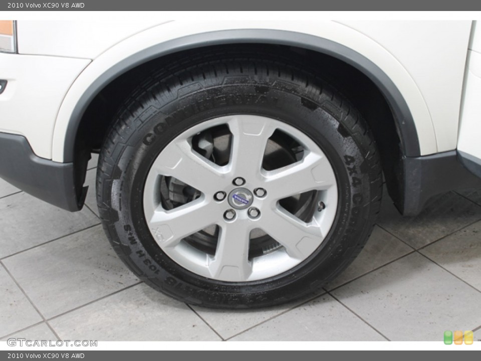 2010 Volvo XC90 V8 AWD Wheel and Tire Photo #76592832