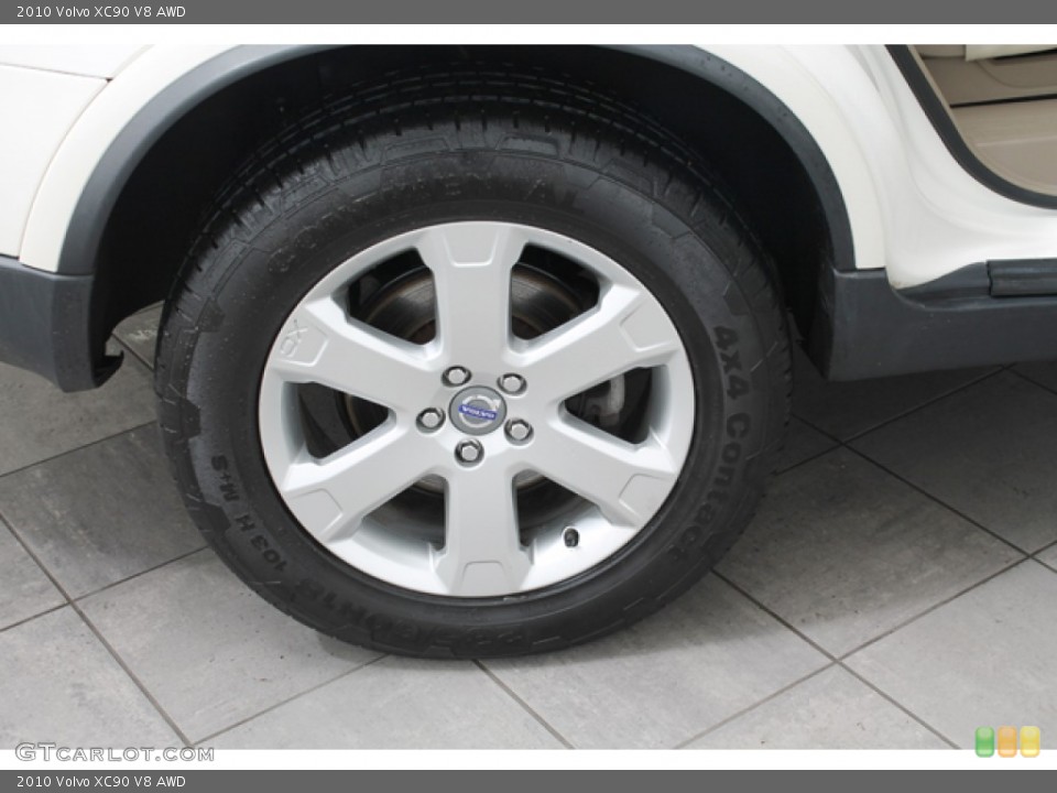 2010 Volvo XC90 V8 AWD Wheel and Tire Photo #76592857