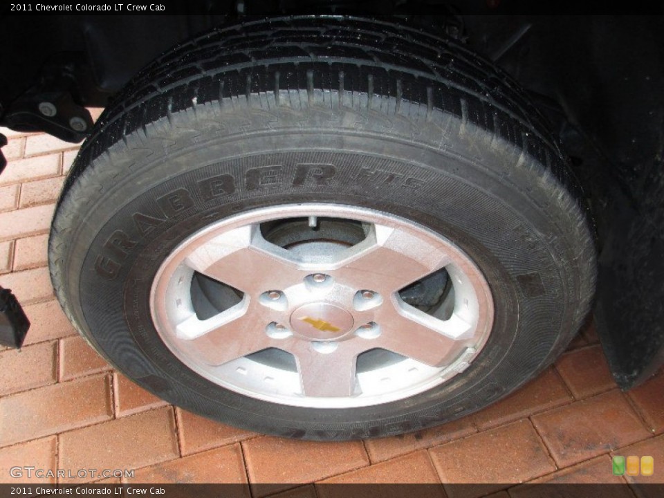 2011 Chevrolet Colorado LT Crew Cab Wheel and Tire Photo #76594042