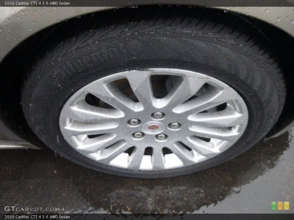 2010 Cadillac CTS 4 3.6 AWD Sedan Wheel and Tire Photo #76595251