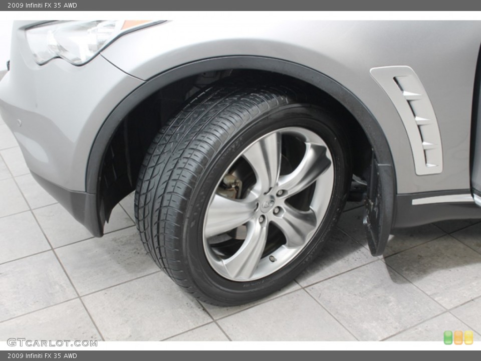 2009 Infiniti FX 35 AWD Wheel and Tire Photo #76596517