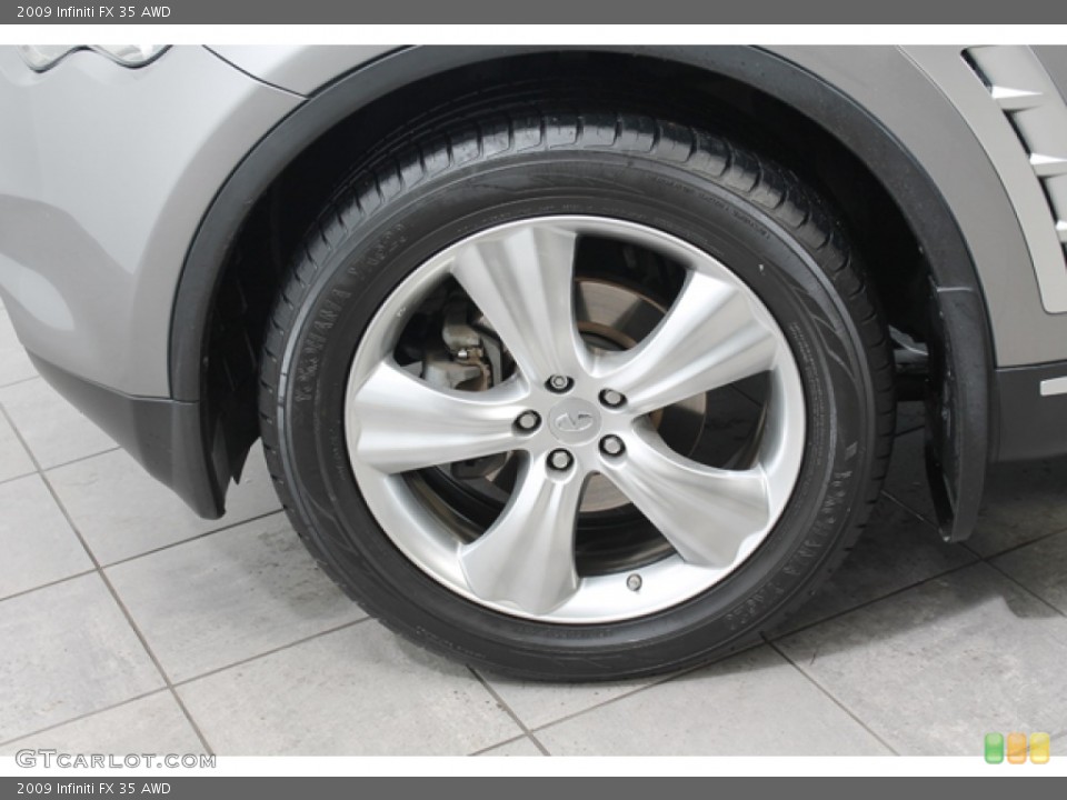 2009 Infiniti FX 35 AWD Wheel and Tire Photo #76596542