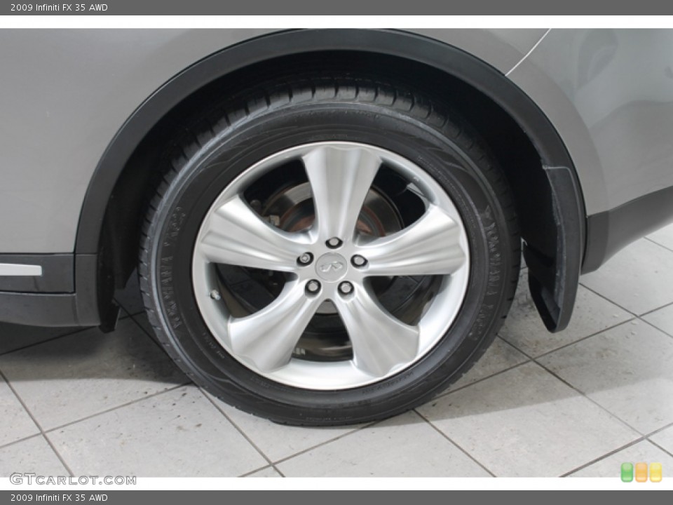 2009 Infiniti FX 35 AWD Wheel and Tire Photo #76596580