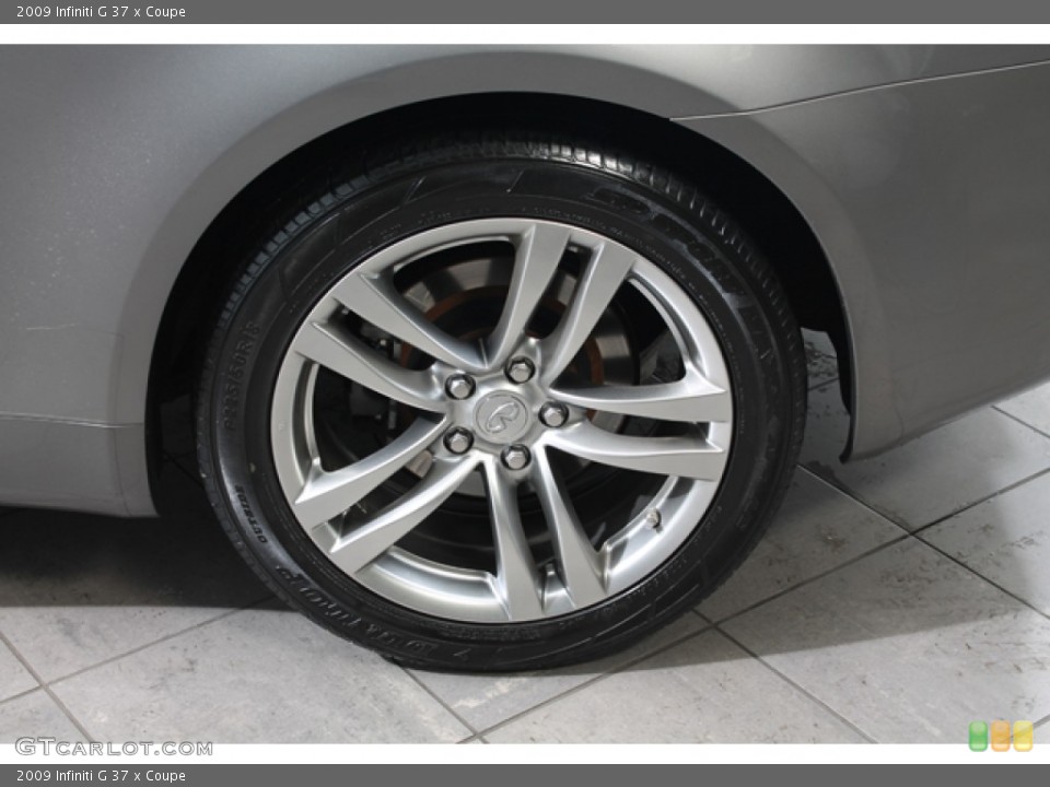 2009 Infiniti G 37 x Coupe Wheel and Tire Photo #76597279