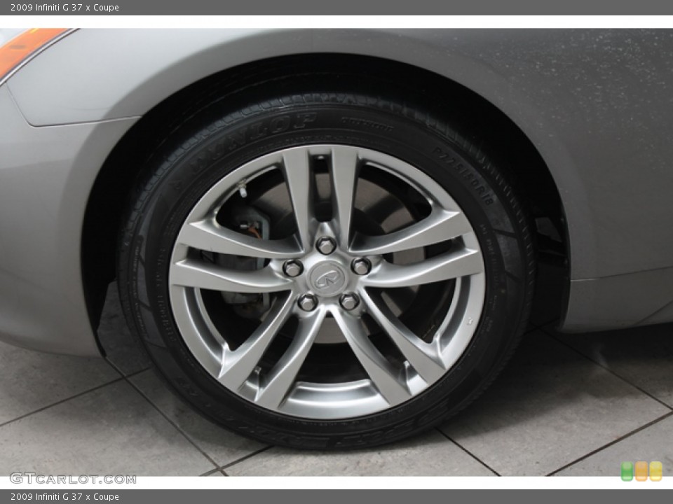 2009 Infiniti G 37 x Coupe Wheel and Tire Photo #76597304