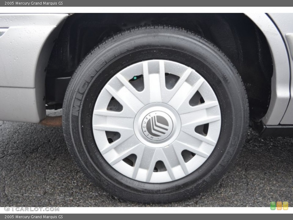 2005 Mercury Grand Marquis GS Wheel and Tire Photo #76599496