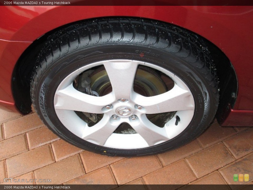 2006 Mazda MAZDA3 s Touring Hatchback Wheel and Tire Photo #76600048