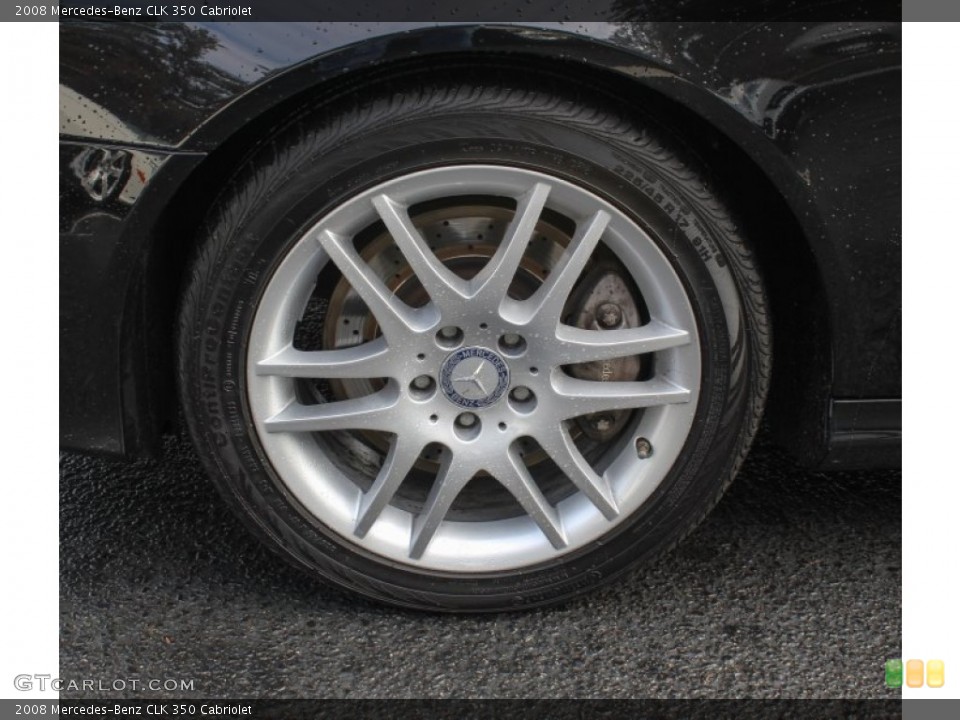2008 Mercedes-Benz CLK 350 Cabriolet Wheel and Tire Photo #76613308
