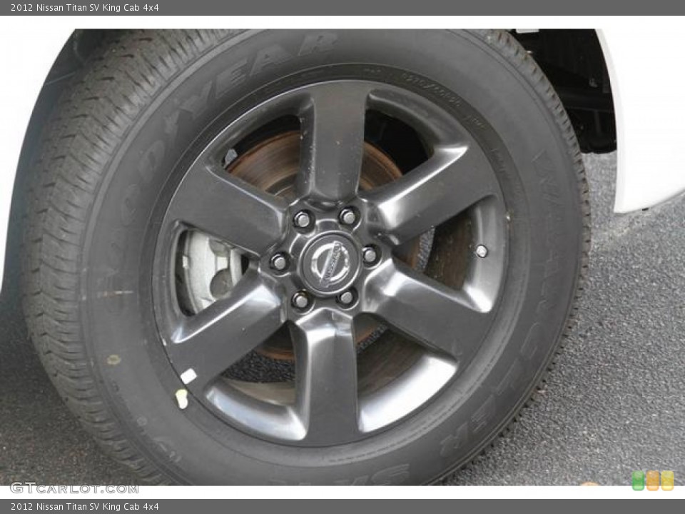 2012 Nissan Titan SV King Cab 4x4 Wheel and Tire Photo #76614529