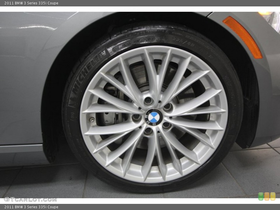 2011 BMW 3 Series 335i Coupe Wheel and Tire Photo #76617030