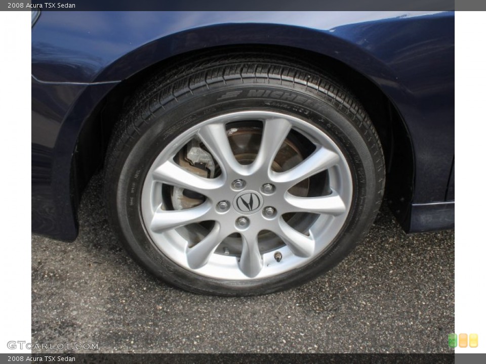 2008 Acura TSX Sedan Wheel and Tire Photo #76617421