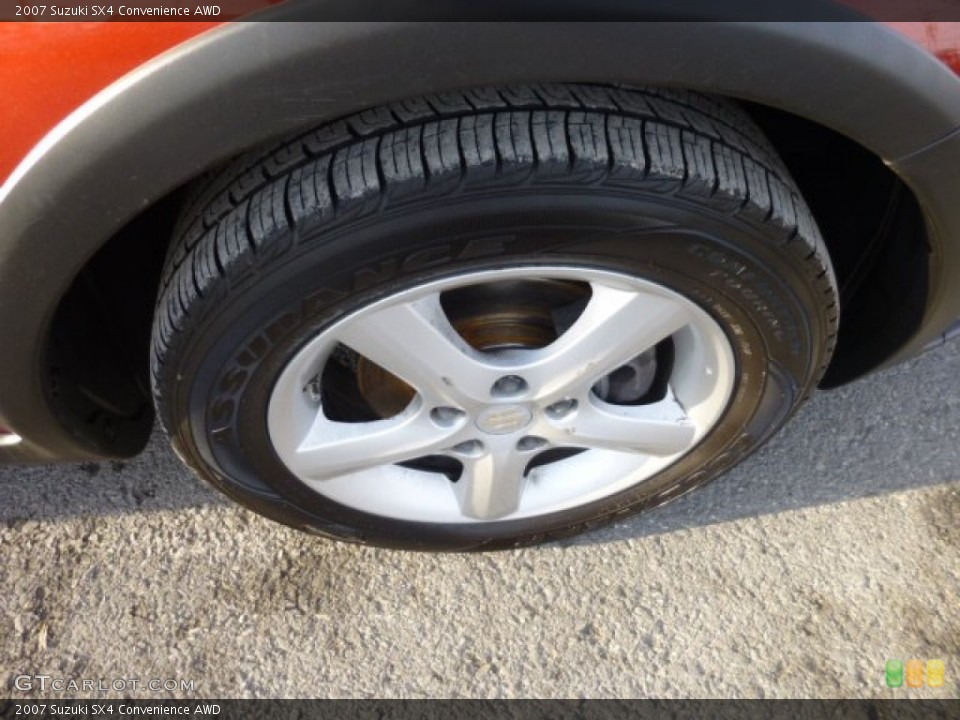 2007 Suzuki SX4 Convenience AWD Wheel and Tire Photo #76621080