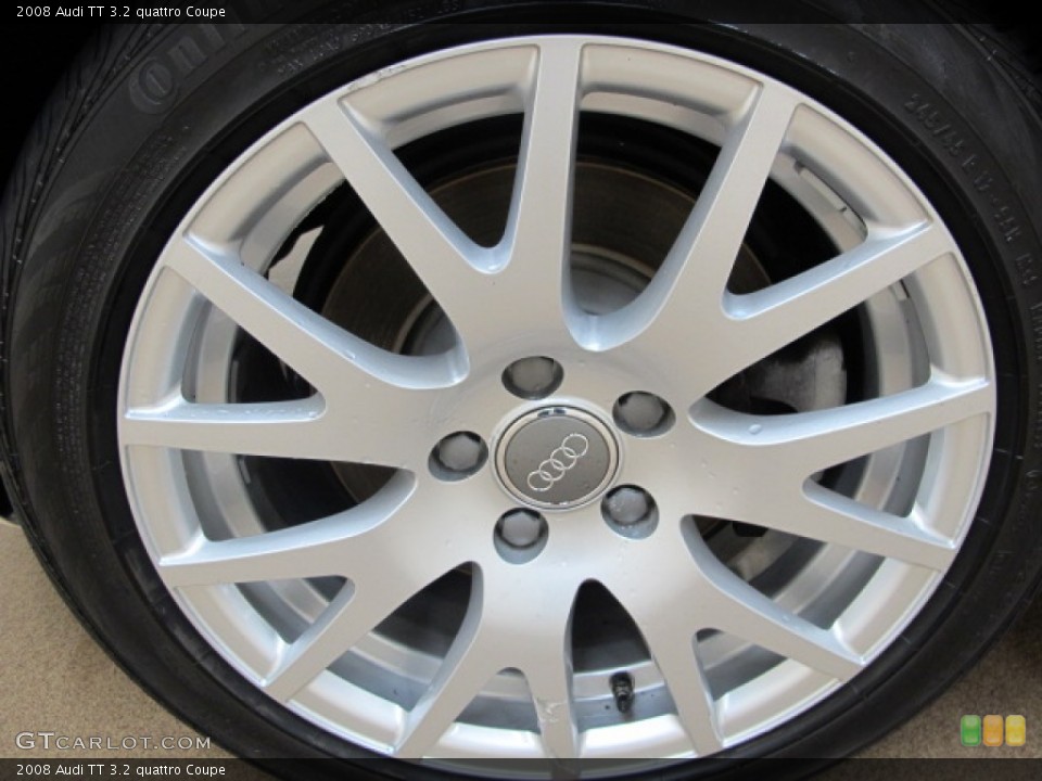 2008 Audi TT 3.2 quattro Coupe Wheel and Tire Photo #76630334