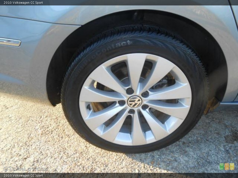 2010 Volkswagen CC Sport Wheel and Tire Photo #76633173