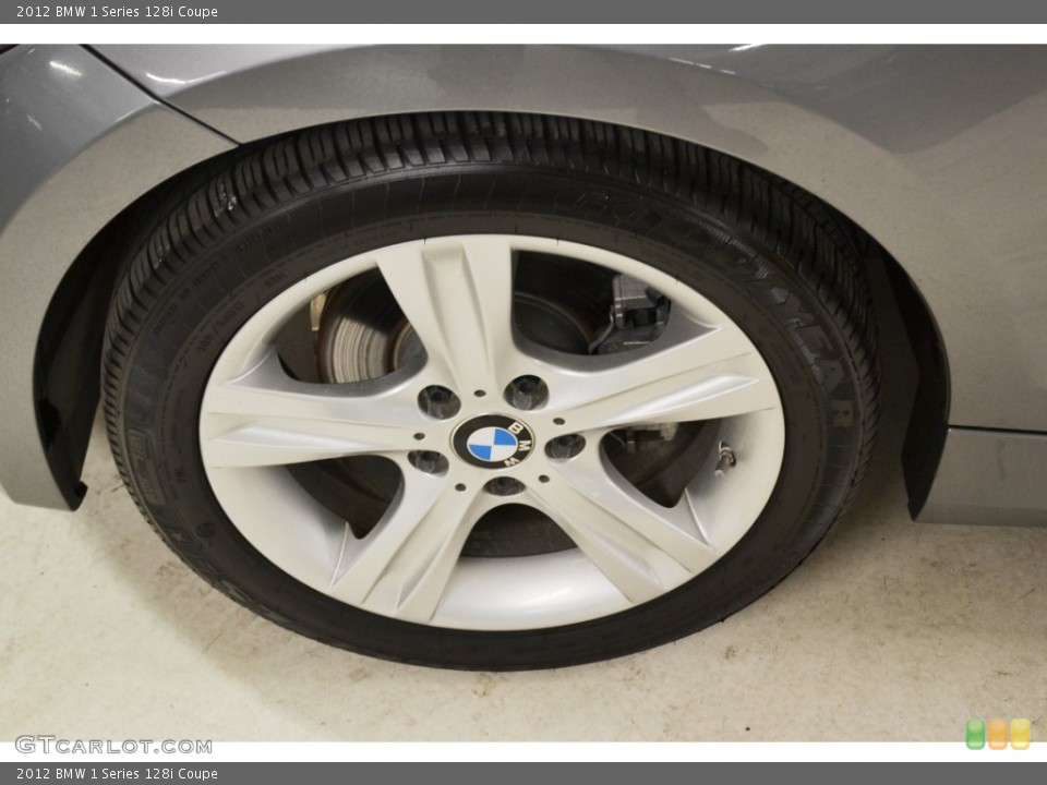 2012 BMW 1 Series 128i Coupe Wheel and Tire Photo #76637337