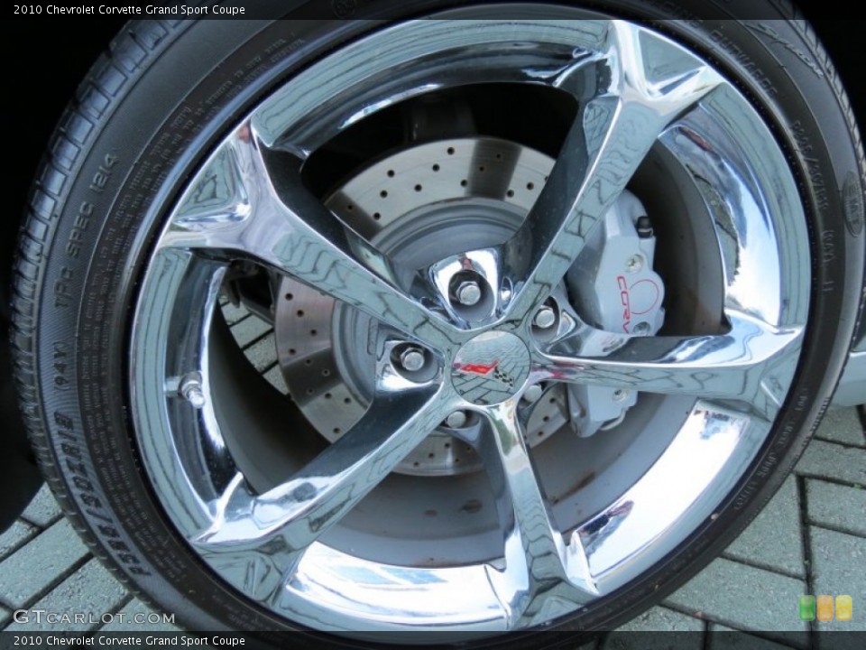 2010 Chevrolet Corvette Grand Sport Coupe Wheel and Tire Photo #76637679