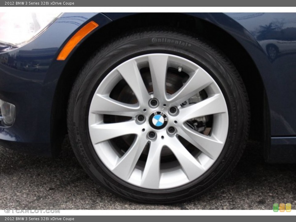 2012 BMW 3 Series 328i xDrive Coupe Wheel and Tire Photo #76639779