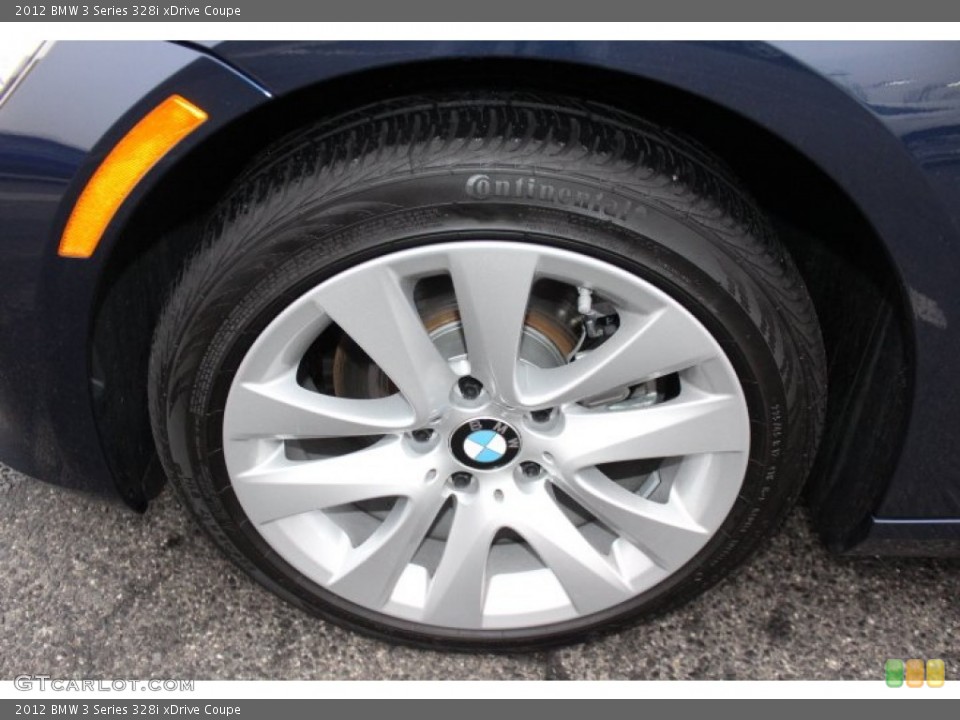2012 BMW 3 Series 328i xDrive Coupe Wheel and Tire Photo #76639800
