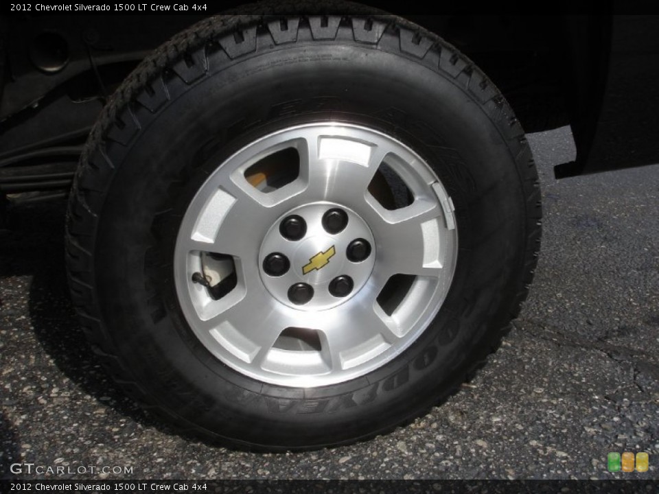 2012 Chevrolet Silverado 1500 LT Crew Cab 4x4 Wheel and Tire Photo #76640142