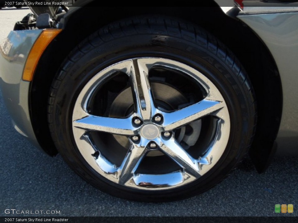 2007 Saturn Sky Red Line Roadster Wheel and Tire Photo #76640910