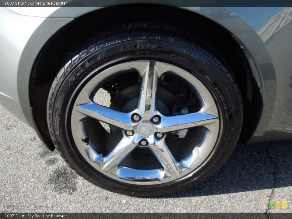 2007 Saturn Sky Red Line Roadster Wheel and Tire Photo #76640940