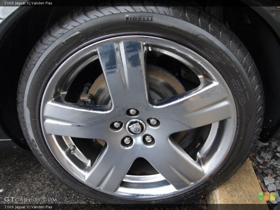 2009 Jaguar XJ Vanden Plas Wheel and Tire Photo #76643813