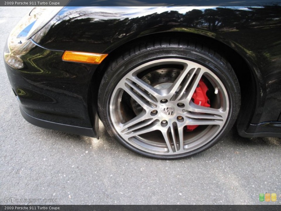 2009 Porsche 911 Turbo Coupe Wheel and Tire Photo #76644659