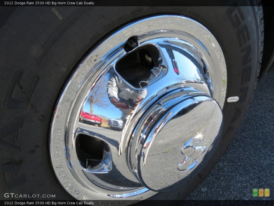 2012 Dodge Ram 3500 HD Big Horn Crew Cab Dually Wheel and Tire Photo #76644927