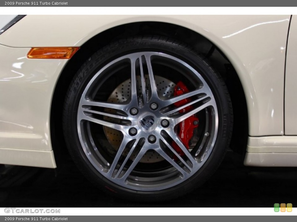 2009 Porsche 911 Turbo Cabriolet Wheel and Tire Photo #76647016