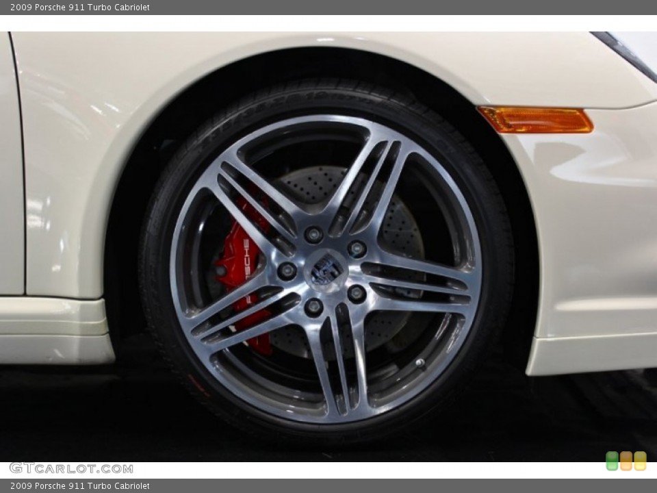 2009 Porsche 911 Turbo Cabriolet Wheel and Tire Photo #76647040