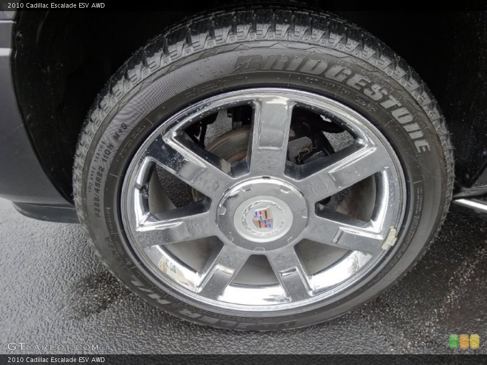 2010 Cadillac Escalade ESV AWD Wheel and Tire Photo #76647072