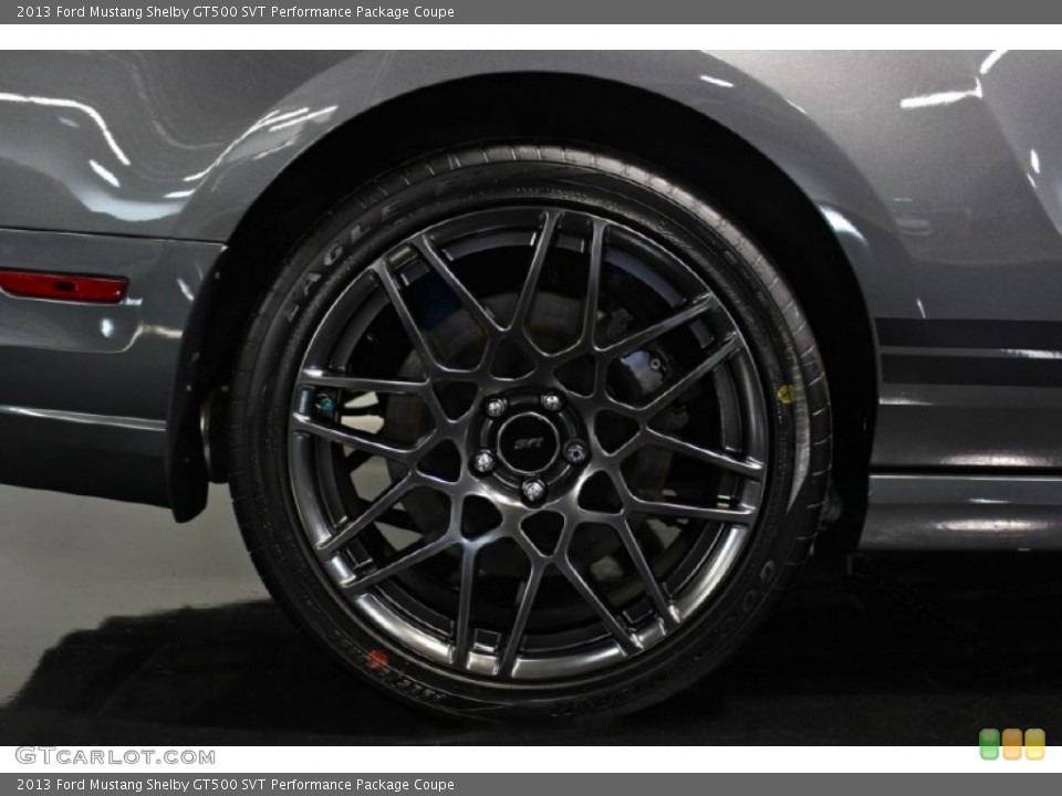 2013 Ford Mustang Shelby GT500 SVT Performance Package Coupe Wheel and Tire Photo #76650003