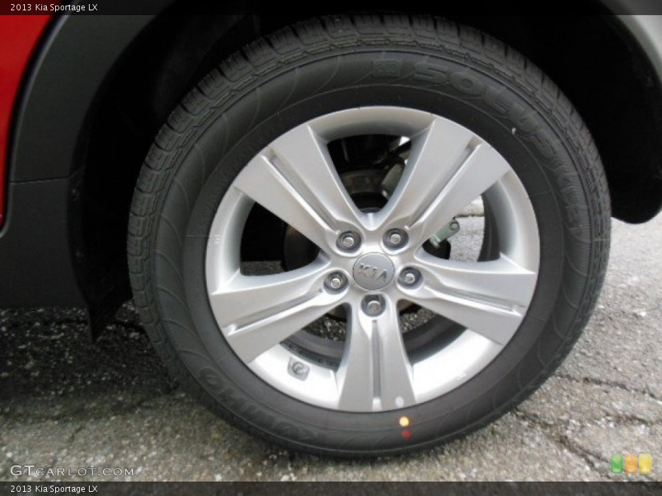 2013 Kia Sportage LX Wheel and Tire Photo #76656618