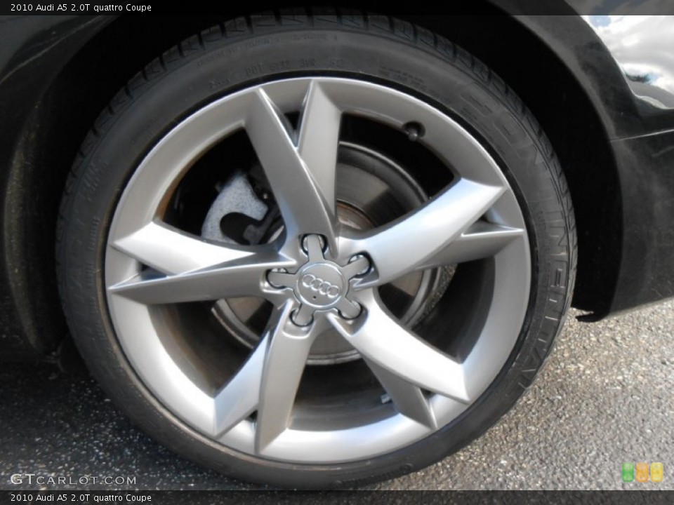 2010 Audi A5 2.0T quattro Coupe Wheel and Tire Photo #76658636