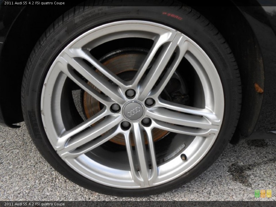 2011 Audi S5 4.2 FSI quattro Coupe Wheel and Tire Photo #76659225
