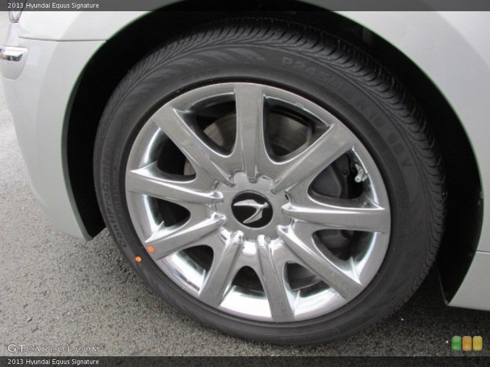 2013 Hyundai Equus Signature Wheel and Tire Photo #76660370