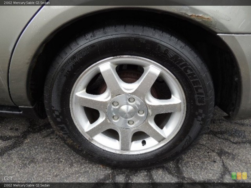 2002 Mercury Sable GS Sedan Wheel and Tire Photo #76663909