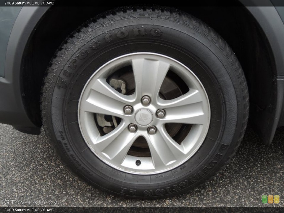 2009 Saturn VUE XE V6 AWD Wheel and Tire Photo #76664961