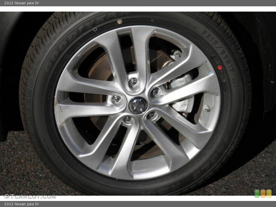 2013 Nissan Juke SV Wheel and Tire Photo #76667806