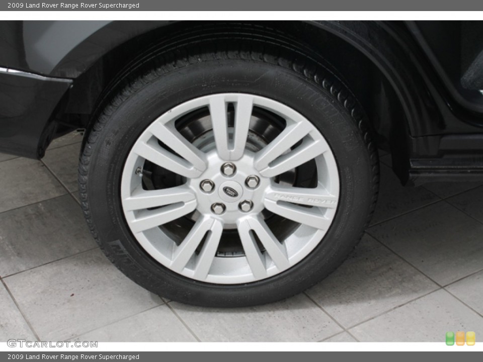 2009 Land Rover Range Rover Supercharged Wheel and Tire Photo #76670475